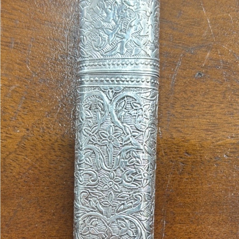 Antique Silver Tablet Box/Container Continental Silver 800 Parts Silver 23g